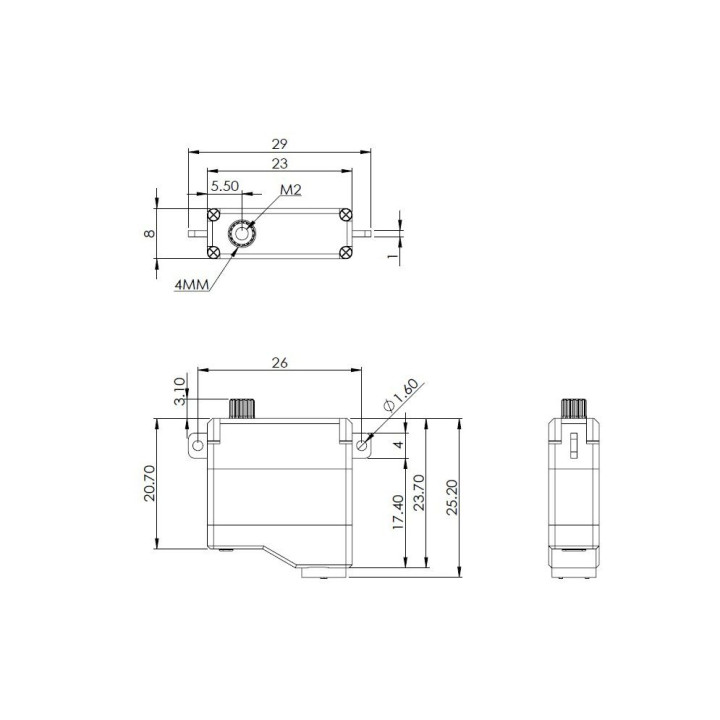 HV6120 (0.08s/60°, 5.4kg.cm)
