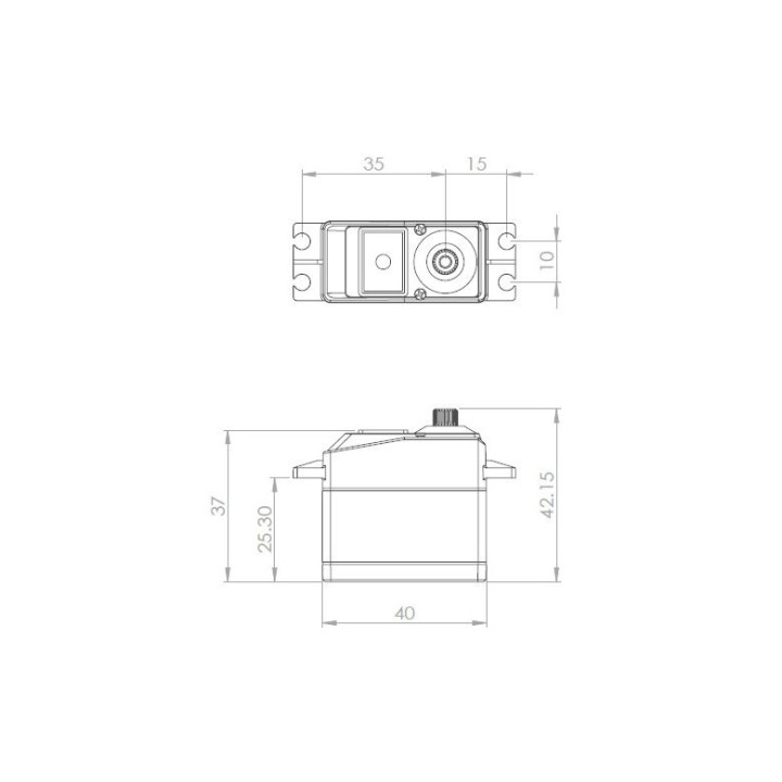DS1250 (0.066s/60°, 14.3kg.cm)