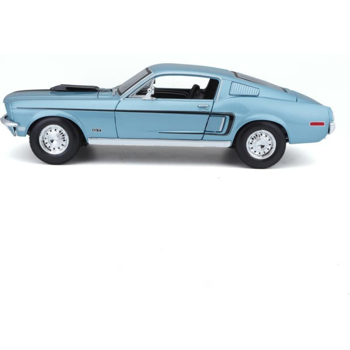 Maisto Ford Mustang GT Cobra Jet FB 1968 1:18 modrá metalíza