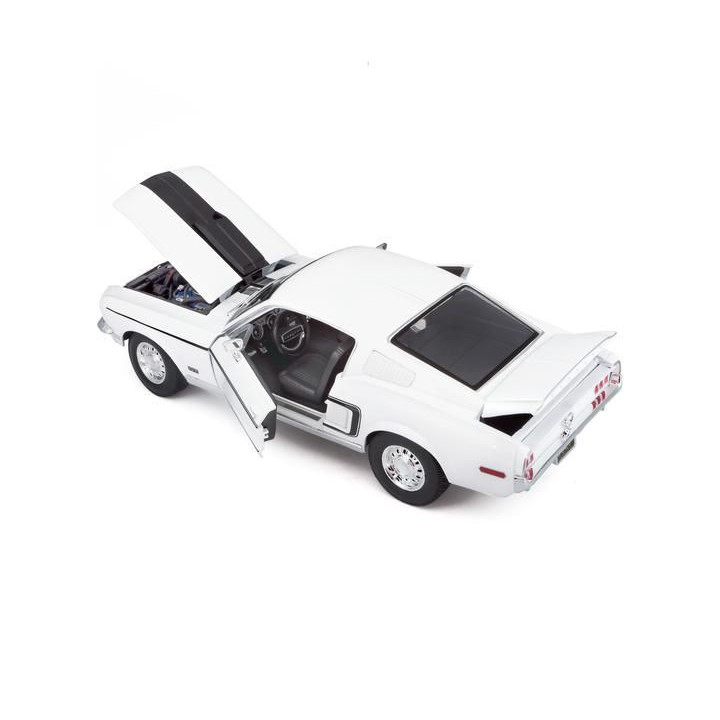 Maisto Ford Mustang GT Cobra Jet 1968 1:18 bílá