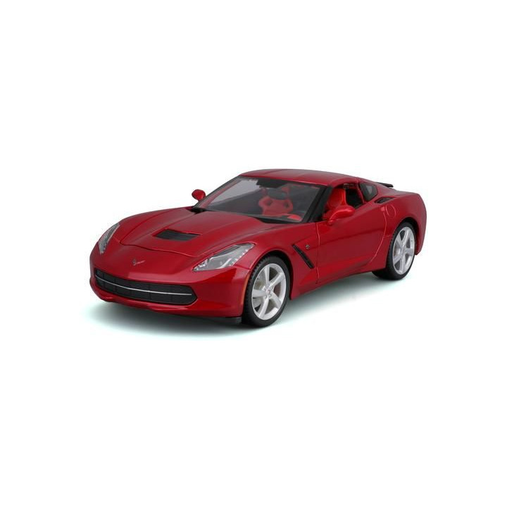 Maisto Corvette Stingray 2014 1:18 červená metalíza