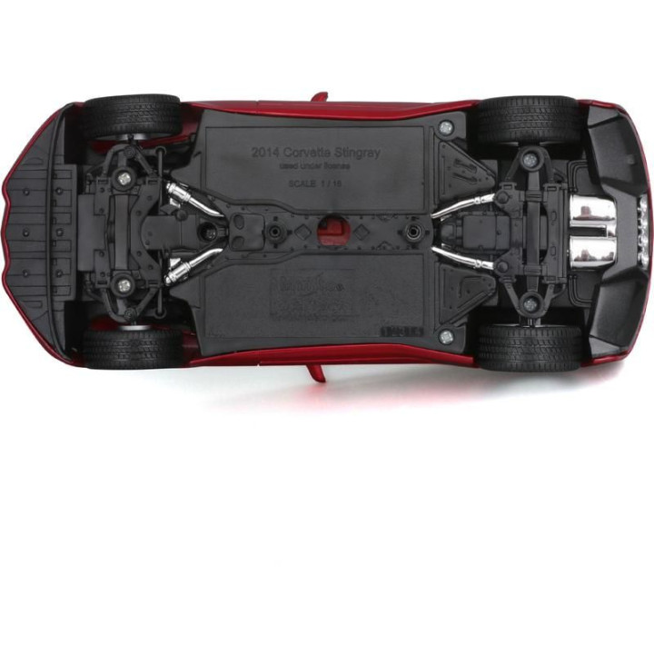 Maisto Corvette Stingray 2014 1:18 červená metalíza