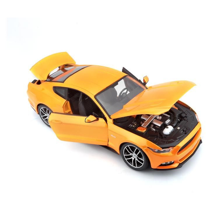 Maisto Ford Mustang GT 2015 1:18 oranžová metalíza