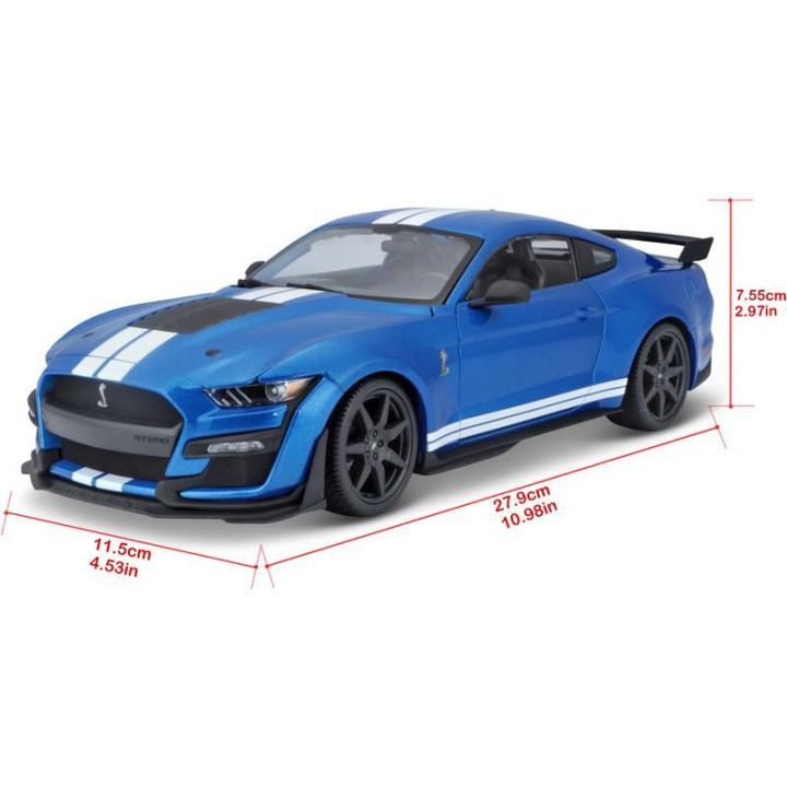 Maisto Ford Shelby GT500 2020 1:18 modrá metalíza