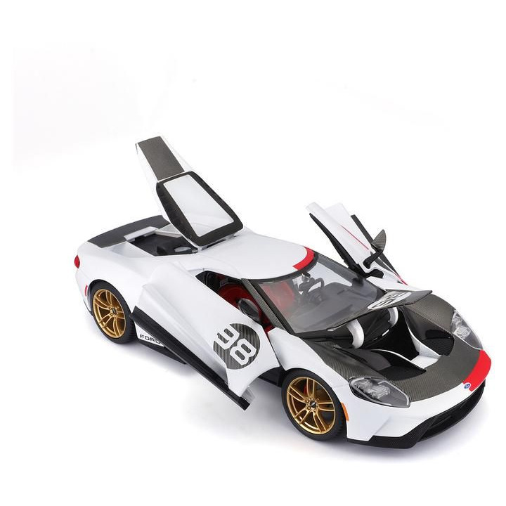 Maisto Ford GT Heritage 2021 1:18 bílá