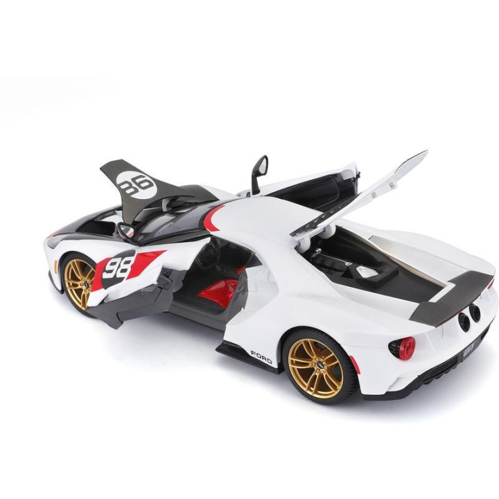 Maisto Ford GT Heritage 2021 1:18 bílá