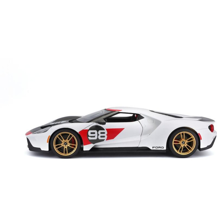 Maisto Ford GT Heritage 2021 1:18 bílá