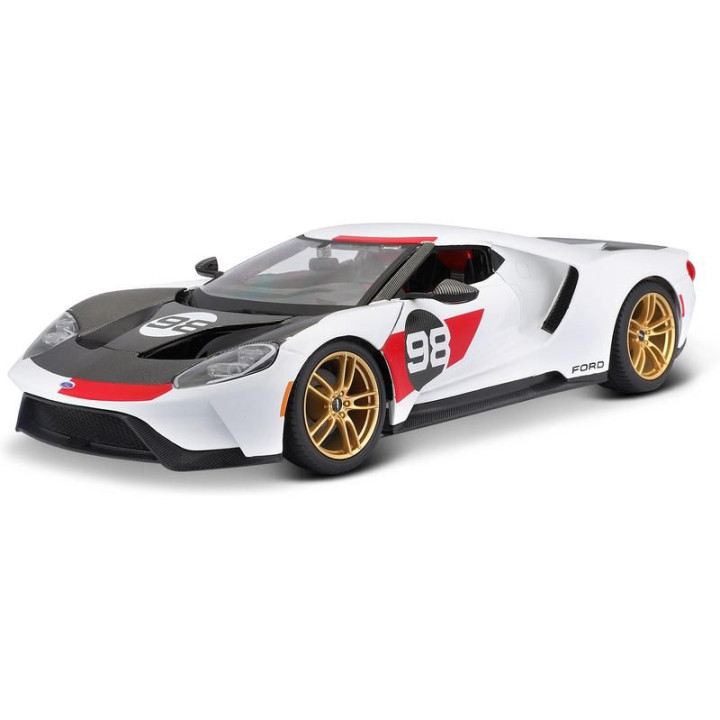 Maisto Ford GT Heritage 2021 1:18 bílá