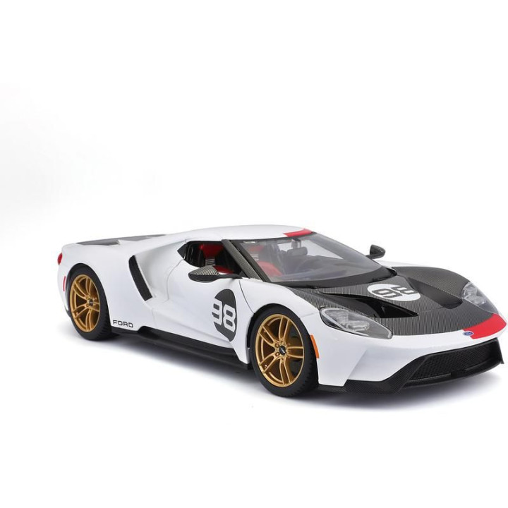 Maisto Ford GT Heritage 2021 1:18 bílá