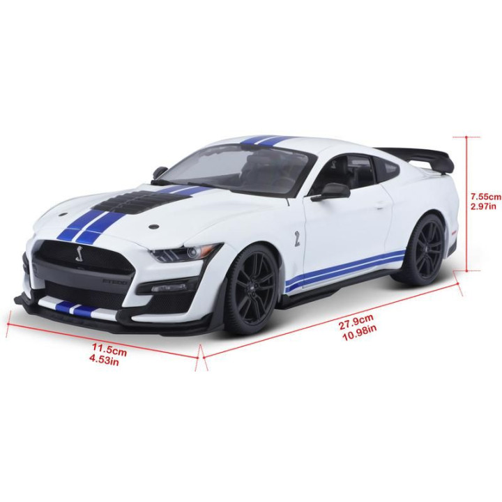 Maisto Mustang Shelby GT500 2020 1:18 bílá
