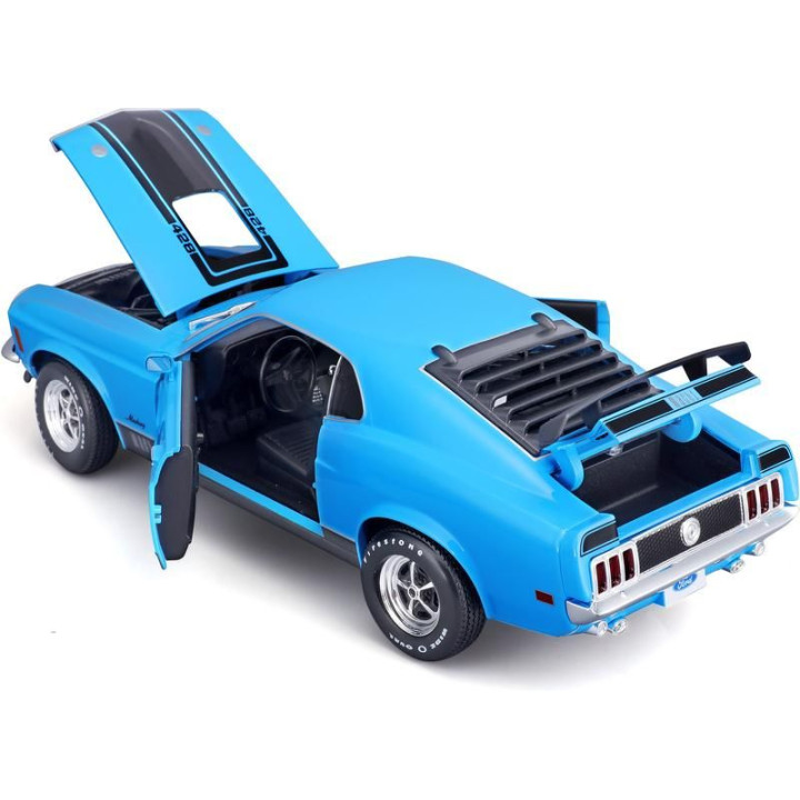 Maisto Ford Mustang Mach 1 1970 1:18 modrá
