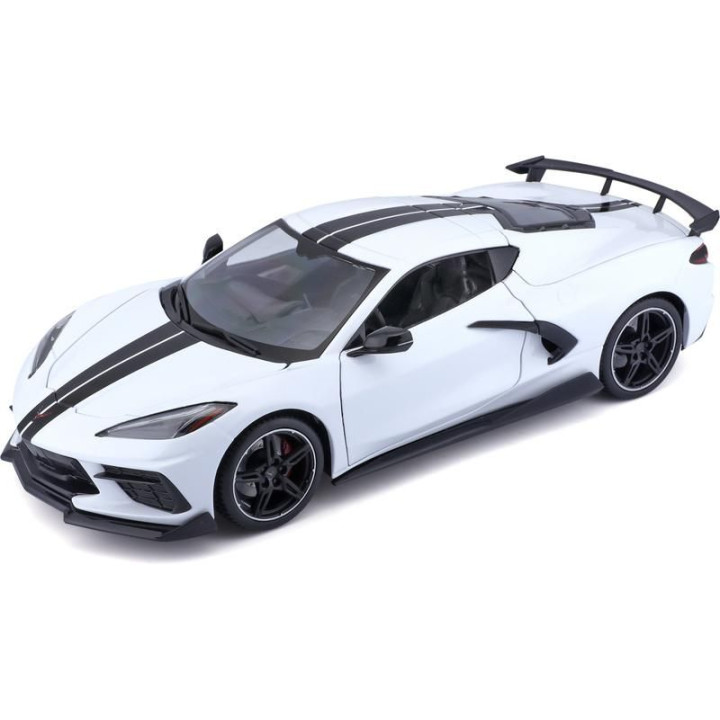 Maisto Chevrolet Corvette Stingray Coupe 2020 1:18 bílá
