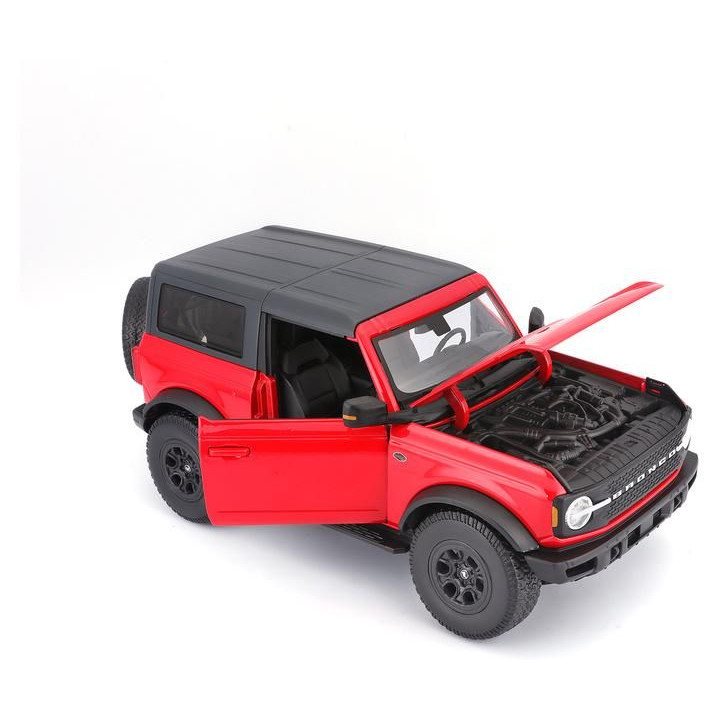 Maisto Ford Bronco Wildtrak 2021 1:18 červená