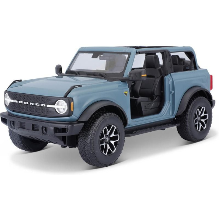 Maisto Ford Bronco Badlands 2021 1:18 modrá