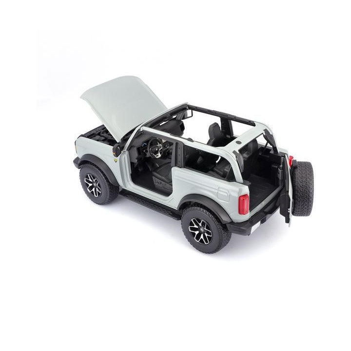Maisto Ford Bronco Badlands 2021 1:18 kaktusově šedá