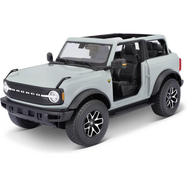 Maisto Ford Bronco Badlands 2021 1:18 kaktusově šedá