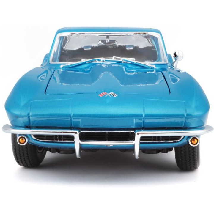 Maisto Chevrolet Corvette 1965 1:18 světle modrá metalíza