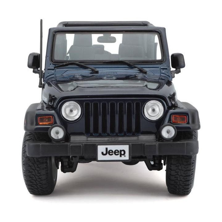 Maisto Jeep Wrangler Rubicon 1:18 modrá metalíza