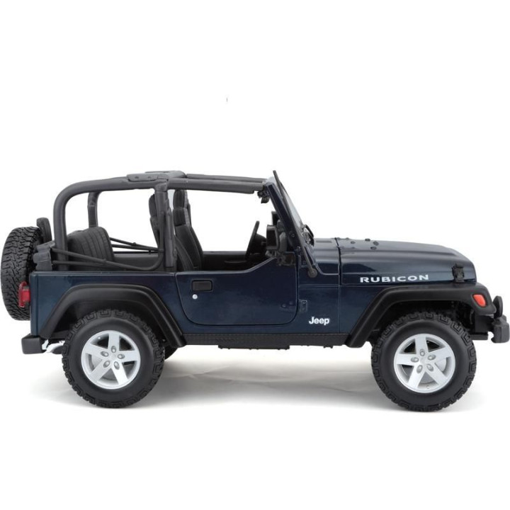 Maisto Jeep Wrangler Rubicon 1:18 modrá metalíza