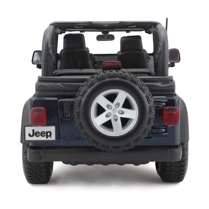 Maisto Jeep Wrangler Rubicon 1:18 modrá metalíza