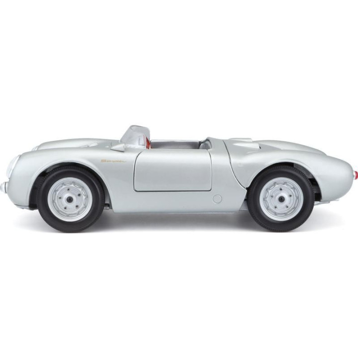 Maisto Porsche 550 A Spyder 1:18 stříbrná