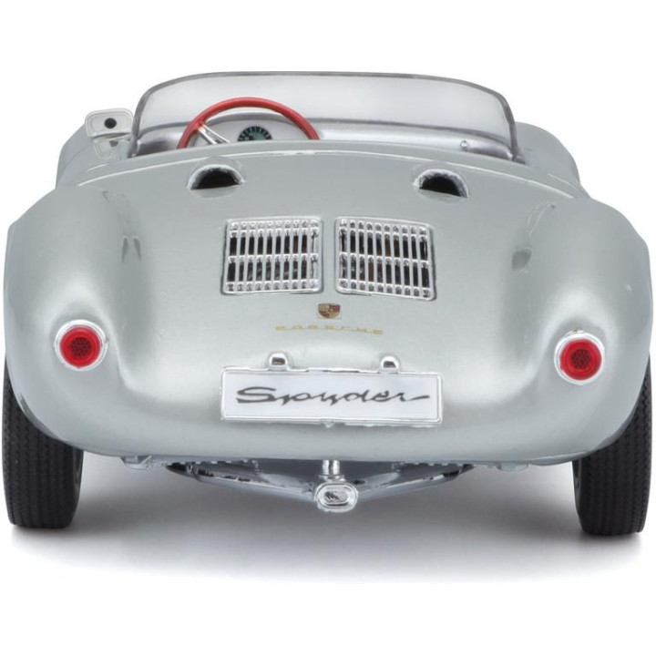 Maisto Porsche 550 A Spyder 1:18 stříbrná