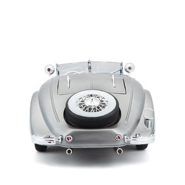 Maisto Mercedes-Benz 500 K Typ Specialroadster 1936 1:18 šedá metalíza