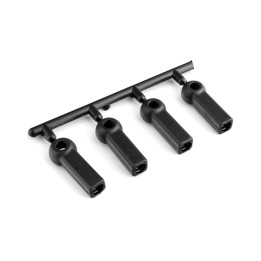 Plastové kloubky 4.9 mm uzavřené (4 ks)