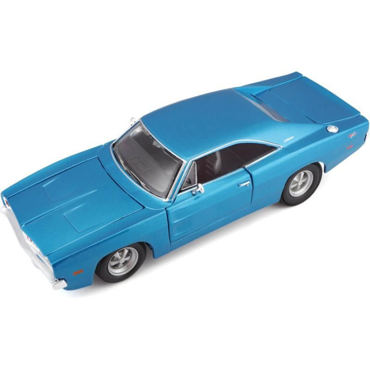 Maisto Dodge Charger R/T 1969 1:25 modrá metalíza
