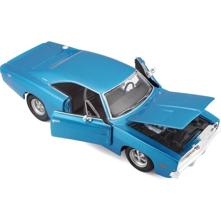 Maisto Dodge Charger R/T 1969 1:25 modrá metalíza