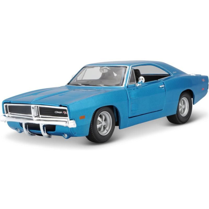 Maisto Dodge Charger R/T 1969 1:25 modrá metalíza