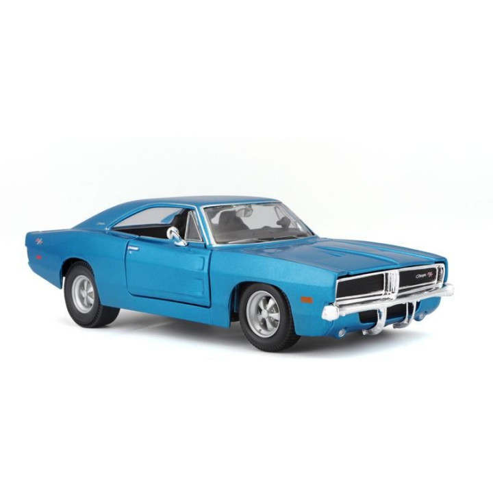 Maisto Dodge Charger R/T 1969 1:25 modrá metalíza