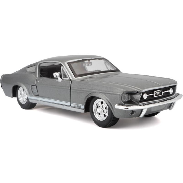 Maisto Ford Mustang GT 1967 1:24 šedá metalíza