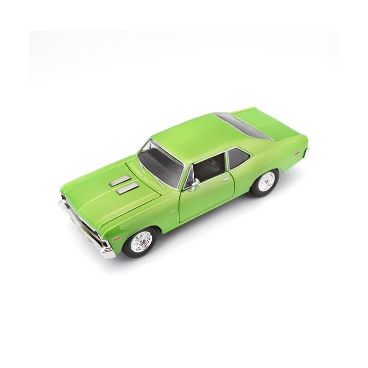 Maisto Chevrolet Nova SS 1970 1:24 světle zelená metalíza