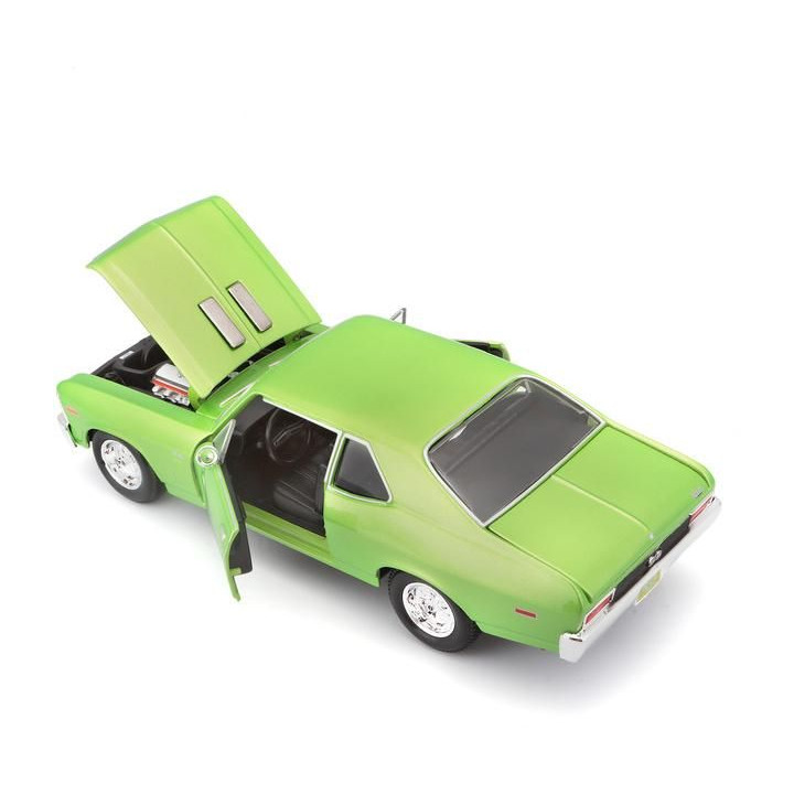 Maisto Chevrolet Nova SS 1970 1:24 světle zelená metalíza