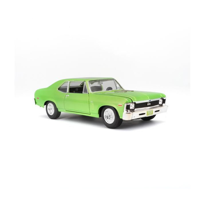 Maisto Chevrolet Nova SS 1970 1:24 světle zelená metalíza
