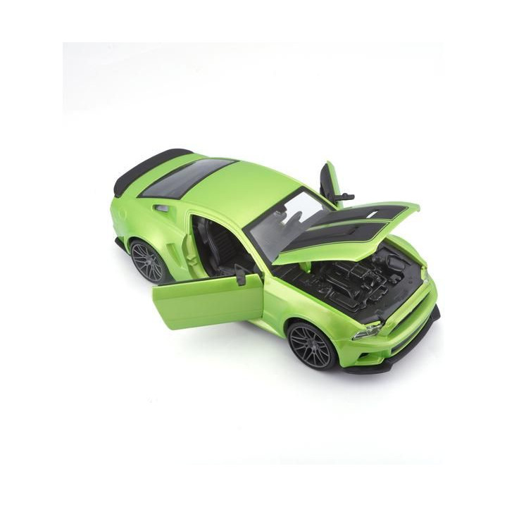 Maisto Ford Mustang Street Racer 2014 1:24 matná zelená