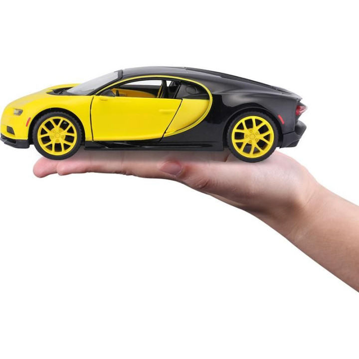 Maisto Bugatti Chiron 1:24 žluto-černá