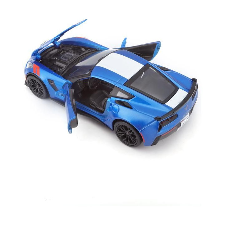Maisto Corvette Grand Sport 2017 1:24 modrá metalíza