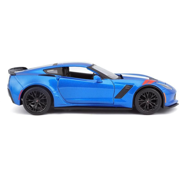 Maisto Corvette Grand Sport 2017 1:24 modrá metalíza