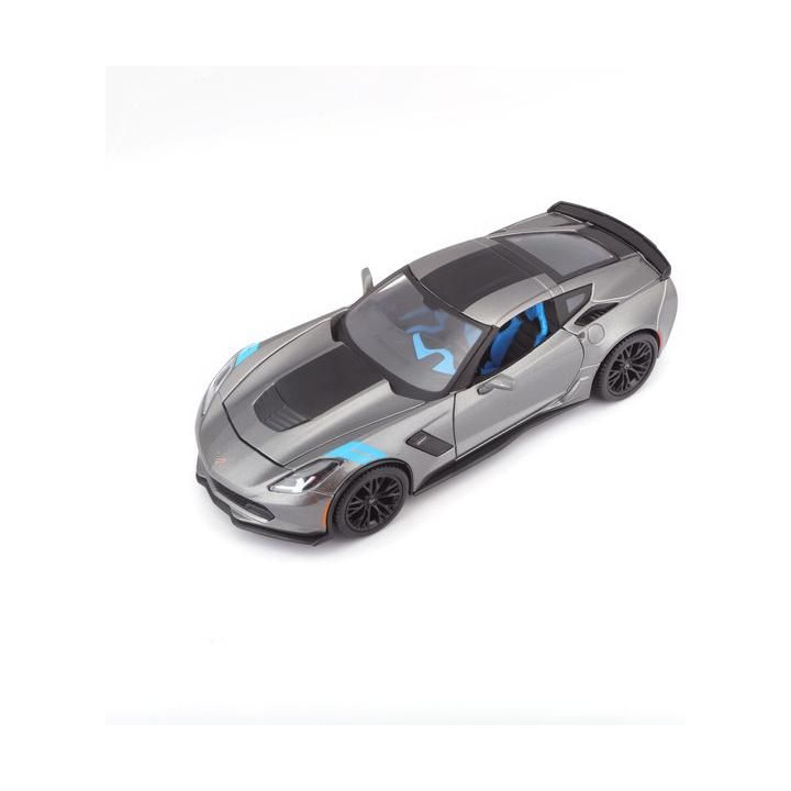 Maisto Corvette Grand Sport 2017 1:24 šedá metalíza