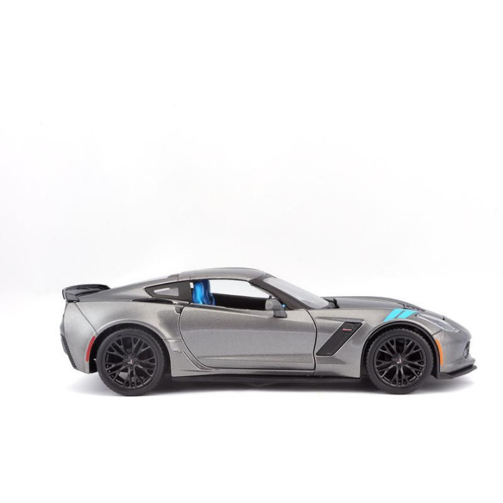 Maisto Corvette Grand Sport 2017 1:24 šedá metalíza