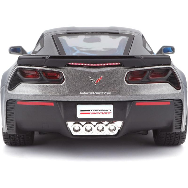 Maisto Corvette Grand Sport 2017 1:24 šedá metalíza