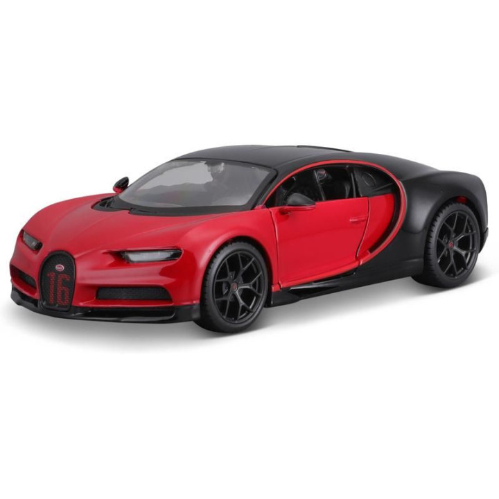 Maisto Bugatti Chiron Sport 1:24 červeno-černá