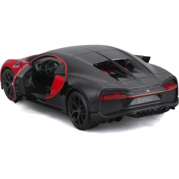 Maisto Bugatti Chiron Sport 1:24 červeno-černá