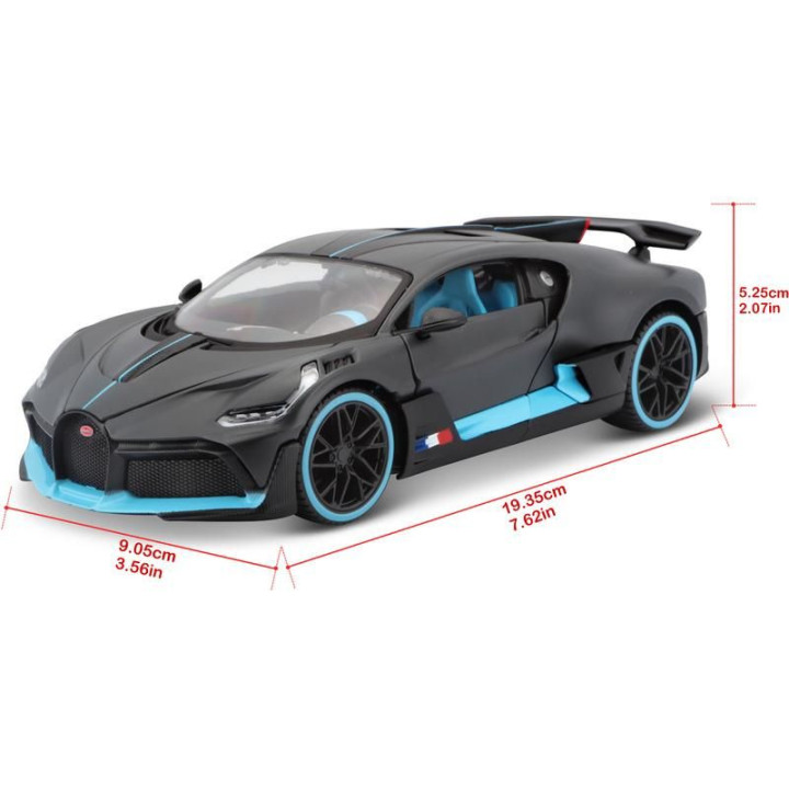 Maisto Bugatti Divo 1:24 tmavě šedá