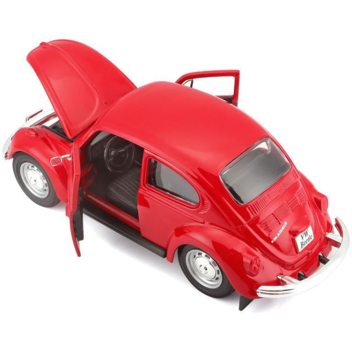 Maisto Volkswagen Beetle 1:24 červená