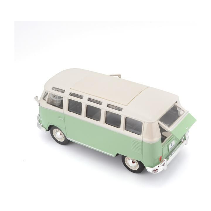 Maisto Volkswagen Van Samba 1:25 zeleno/krémová