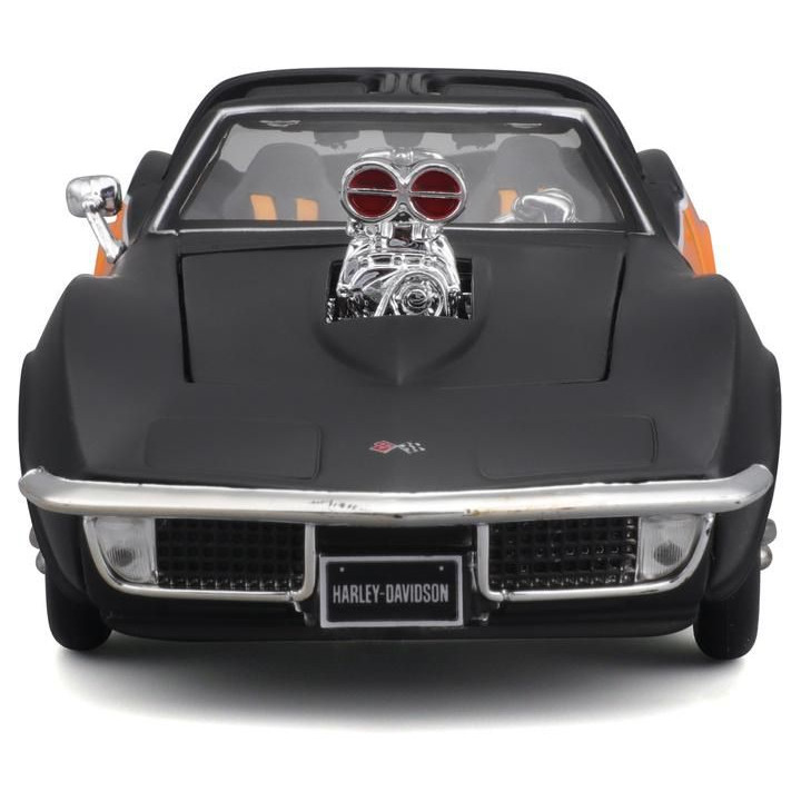 Maisto Harley-Davidson Custom - Chevrolet Corvette 1970 1:24