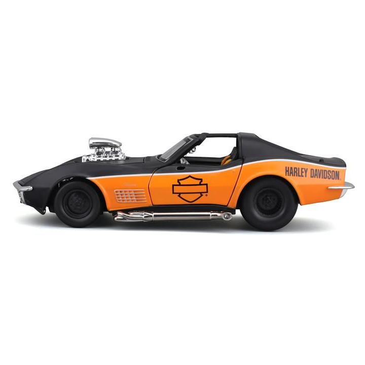 Maisto Harley-Davidson Custom - Chevrolet Corvette 1970 1:24